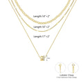 Necklace Zircon-laid Necklace Suit Women - Norellé