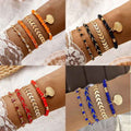 Bohemian Ocean Wind Starfish Shell Pearl Anklet - Norellé