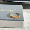 French Rose Zircon Light Luxury High-grade Ring - Norellé