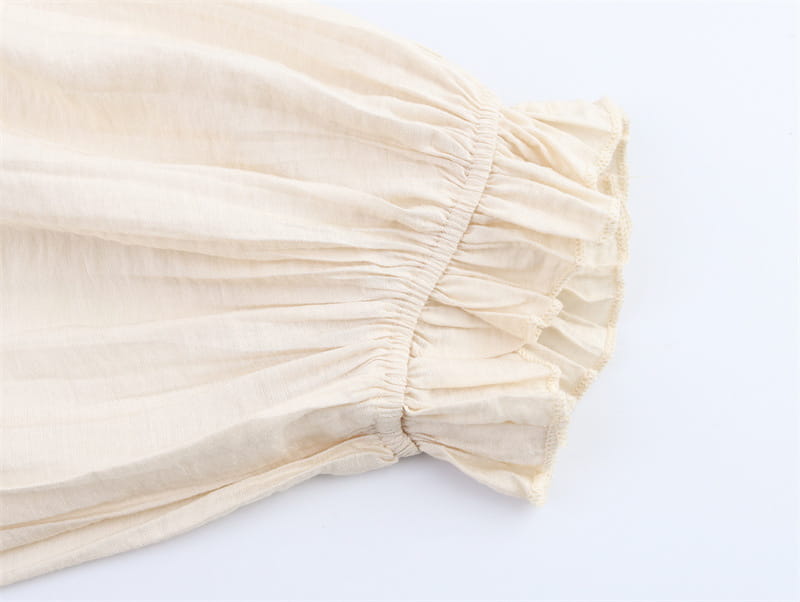 Elegant Slim-fit Wrinkle Effect Long Sleeve V-neck Dress