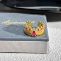 French Rose Zircon Light Luxury High-grade Ring - Norellé
