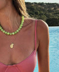 Lavender Purple Ball Clavicle Chain Women - Norellé
