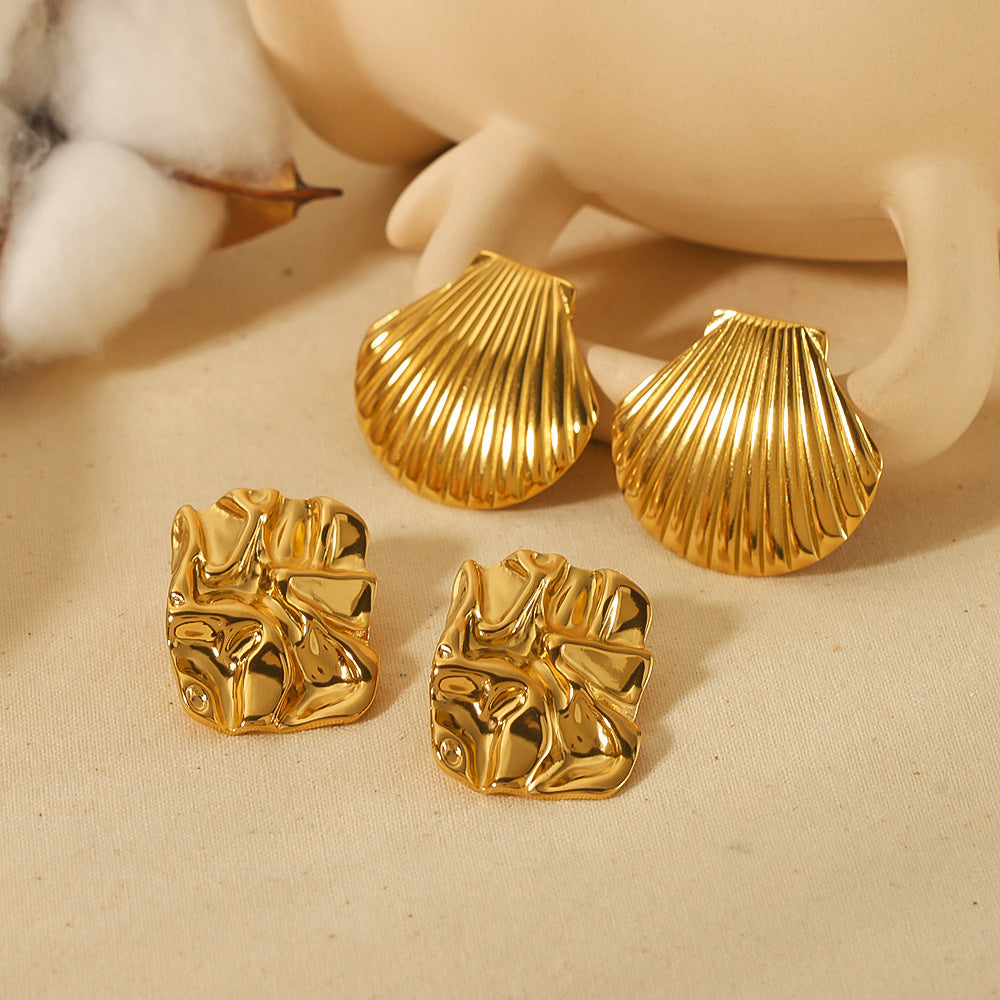 Stainless Steel Personalized High-grade Earrings For Women - Norellé