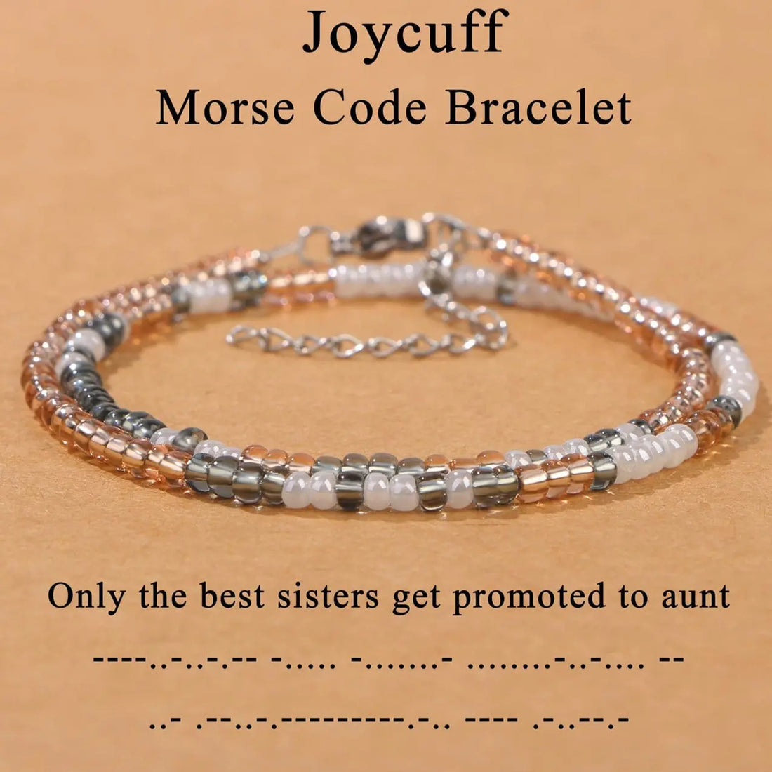 Hand-woven Adjustable Bead Crystal Multi-layer Password Bracelet - Norellé