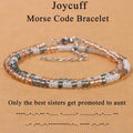 Hand-woven Adjustable Bead Crystal Multi-layer Password Bracelet - Norellé