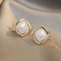 High-grade Pearl Vintage Tassel Earrings Alluno
