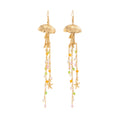 Holiday Beach Starfish Jellyfish Metal Alloy Earrings - Norellé