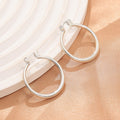 Eye-catching Accessories Fashion Simple Glossy Big Circle Earrings - Norellé