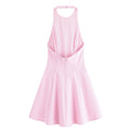 Wave Decoration Hanging Collar Dress - Norellé