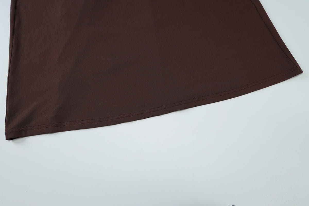 Women’s Clothing Backless Slit Slim Fit Dress