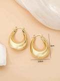 Earring Exaggerated Oval Style - Norellé