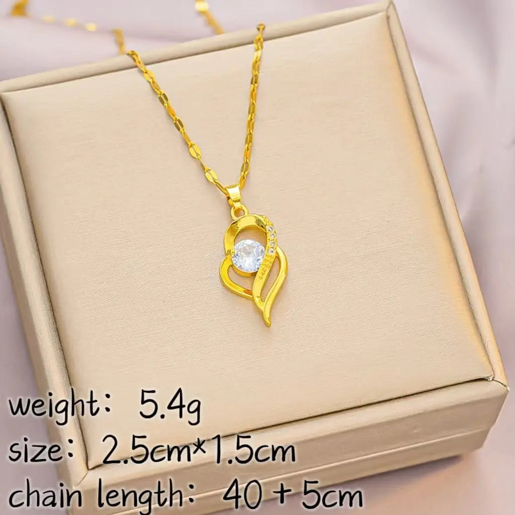 Love Heart-shaped Necklace At First Sight - Norellé