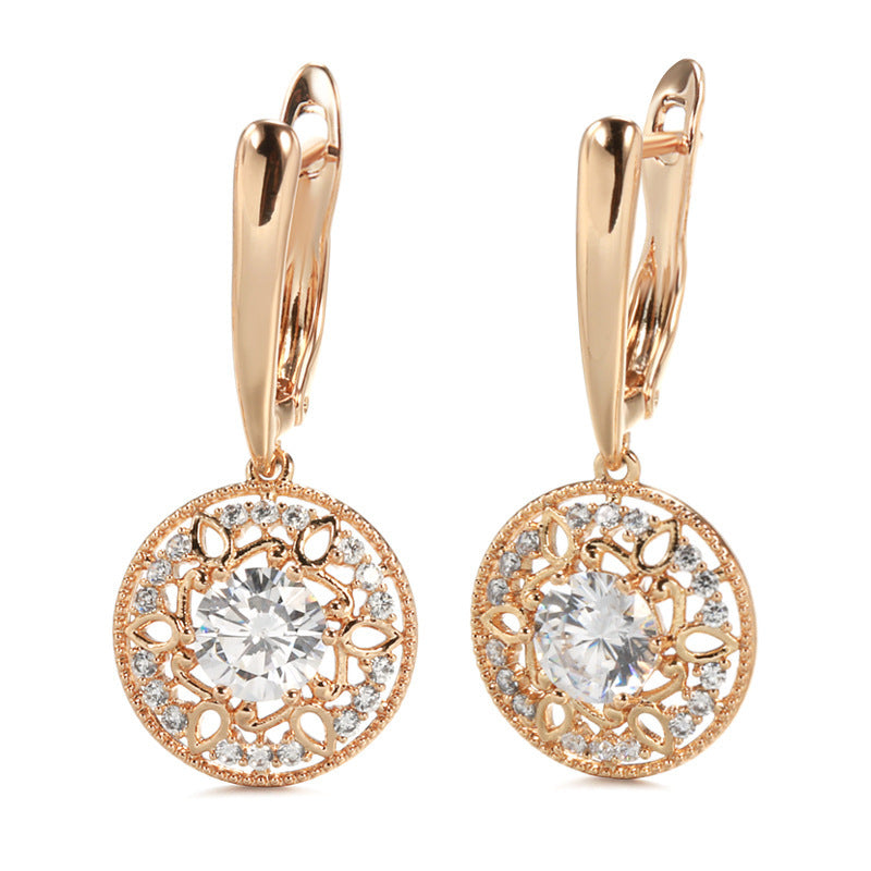 Fashion Shiny Water Drop Zircon Earrings - Norellé