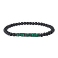 Simple Turquoise Wooden Bead Bracelet - Norellé