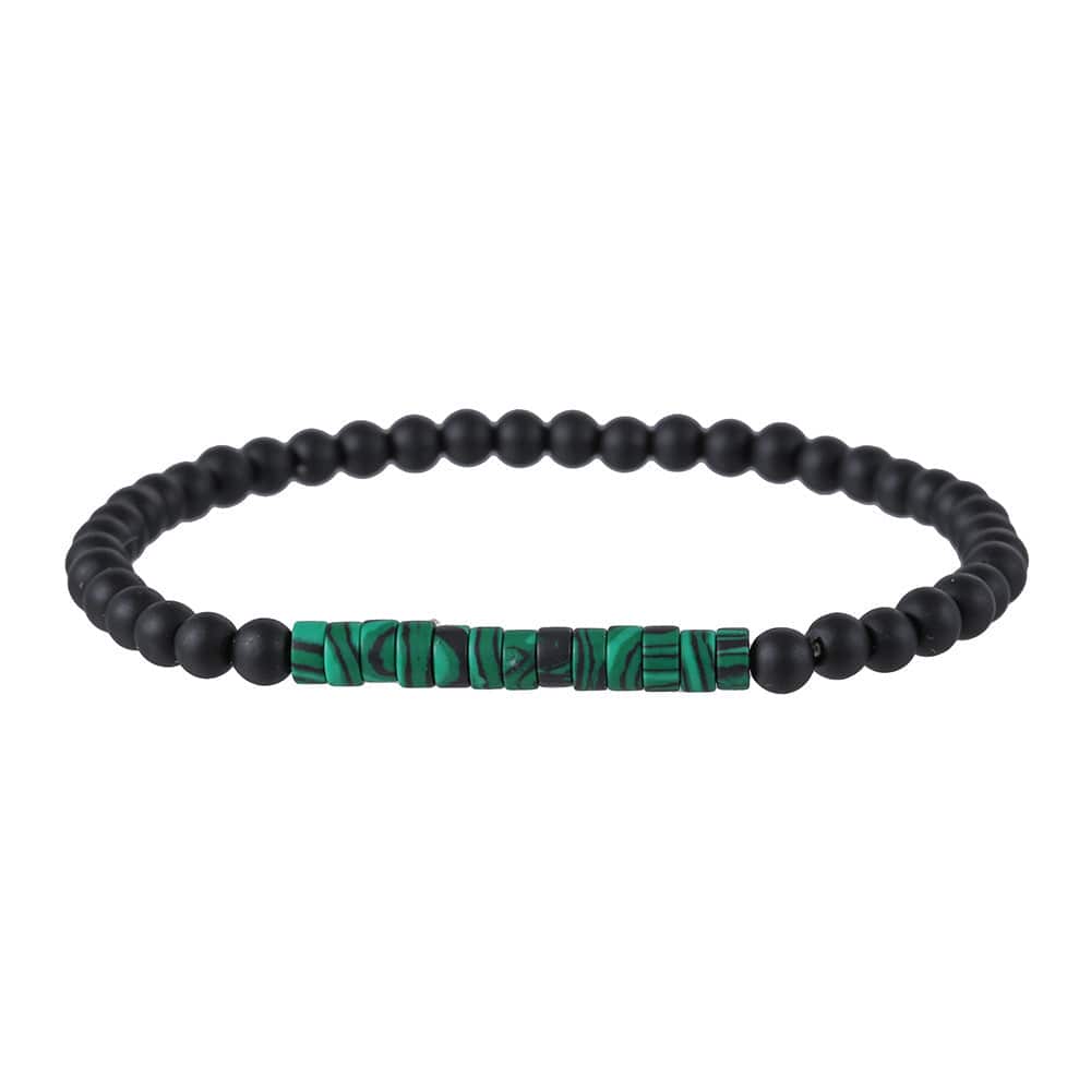 Simple Turquoise Wooden Bead Bracelet - Norellé