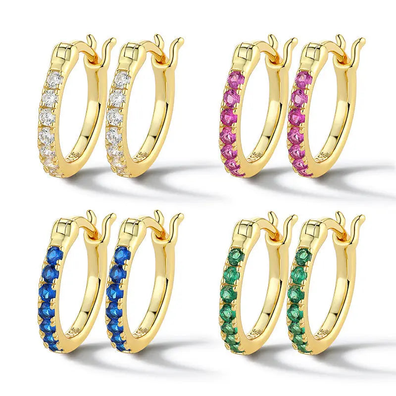 925 Silver Earrings European And American Ins Style Niche - Norellé