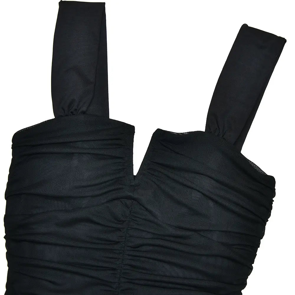 Patchwork Suspender Dress