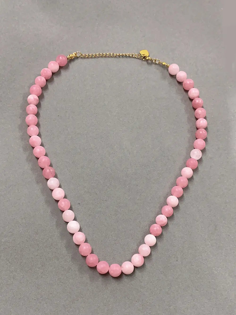 Lavender Purple Ball Clavicle Chain Women