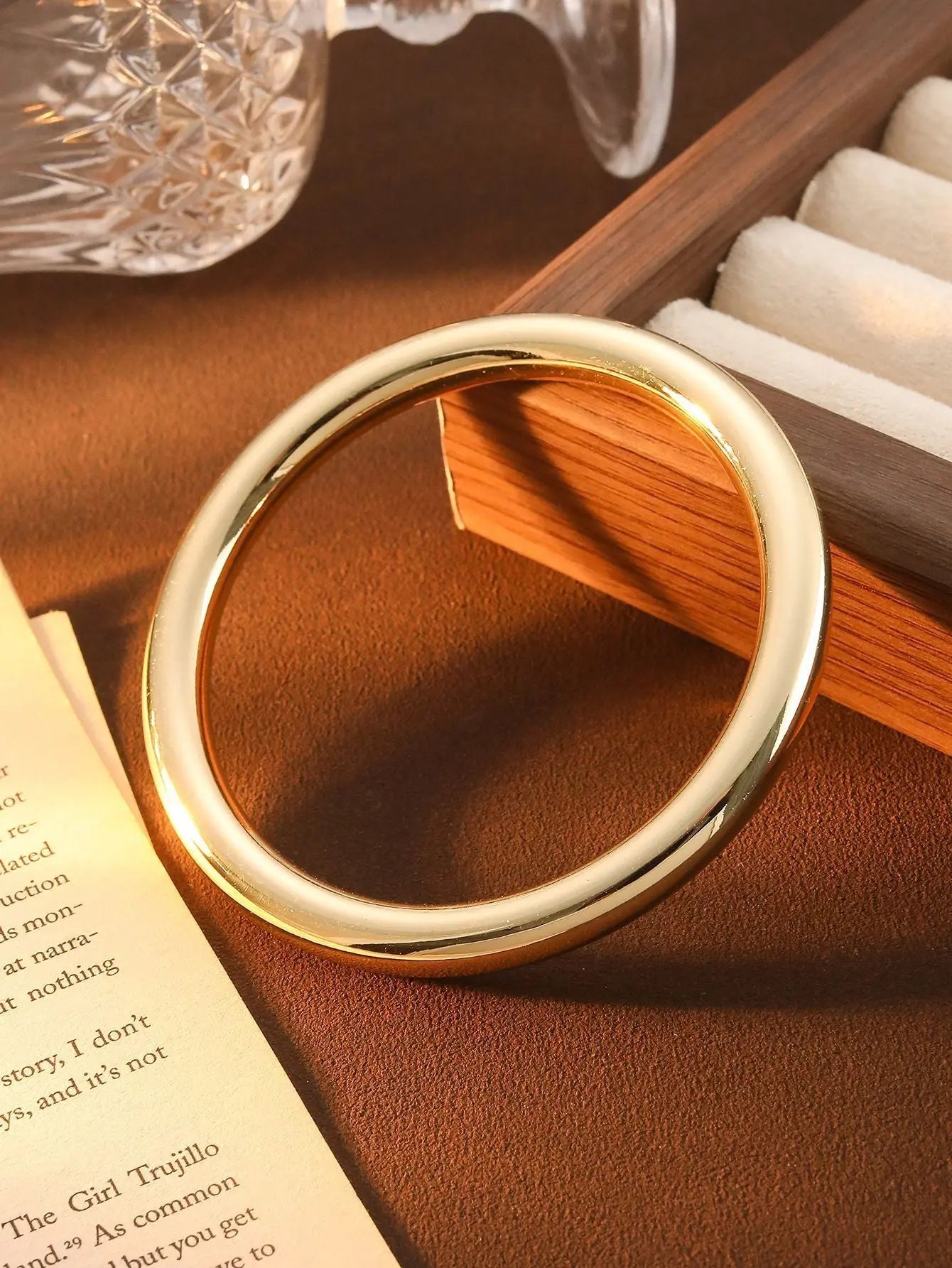 Electroplated CCB Simple Bracelet Cylindrical Three-dimensional Bracelet For Women - Norellé