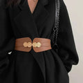 Elastic Wide Waist Closure Women Belt