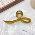 Elegant Jelly Color Bow Hair Claw