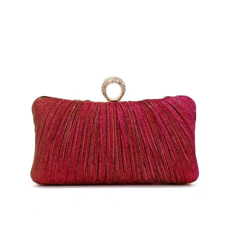 Elegant Pleated Clutch Bag