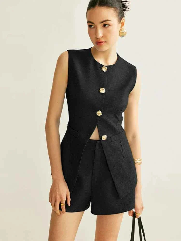 Elegant Shorts 2 Pieces Sets Women