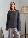 Elegant Sweater Women - GRAY / S