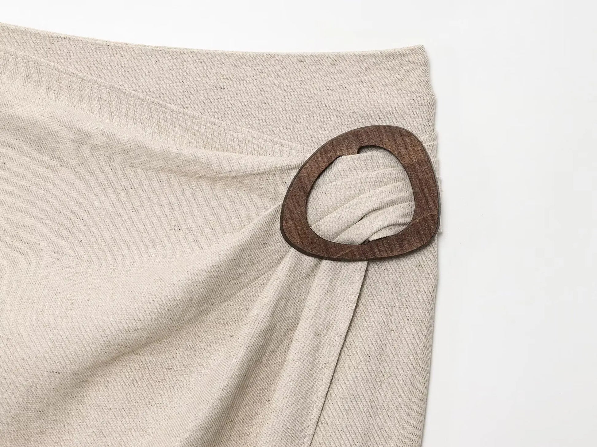 Elegant Women Fashion Buckle Design Knotted Slim Wrapped Skirt