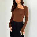 Elegant Women’s Asymmetric Cropped Top