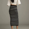 Elegant Women’s Long Knit Skirt Slim Fit