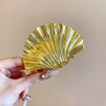 Elegant Women’s Shell Hair Clip - 9.5CM
