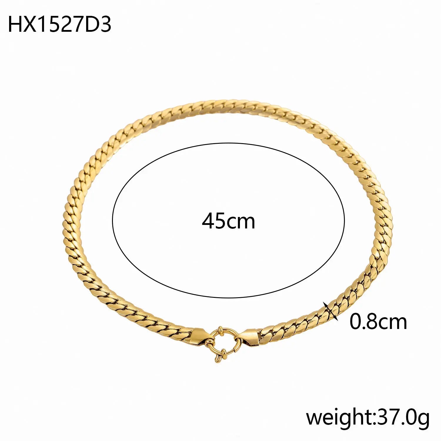 Encrypting Smooth NK Chain Necklace - 8mm - electronic accessories