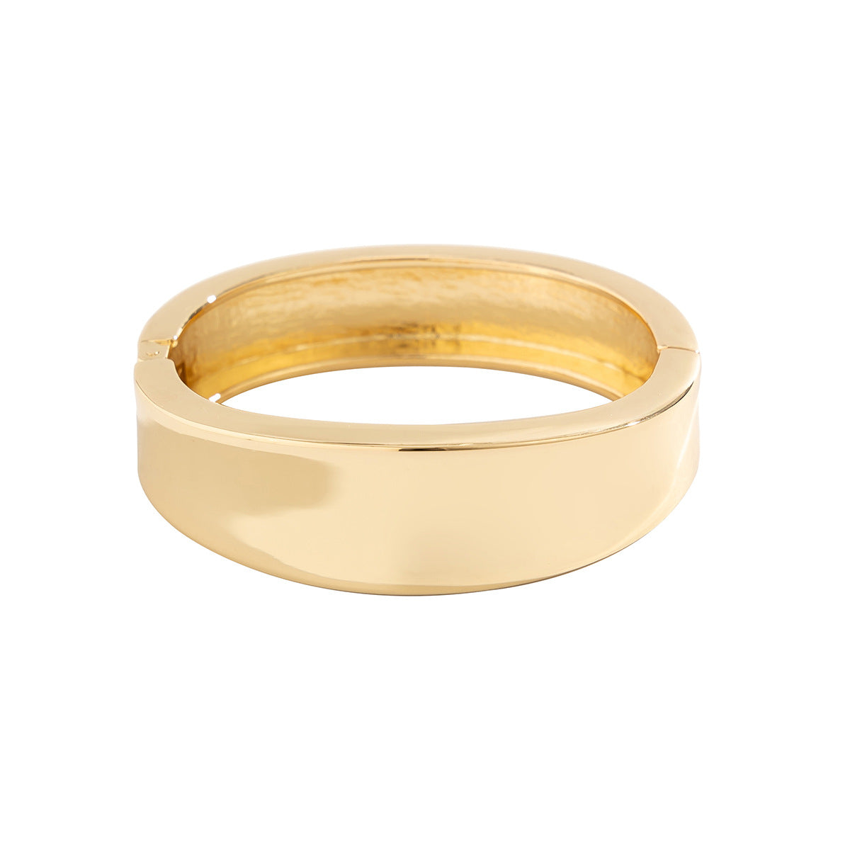 Exaggerated Glossy Square Notched Irregular Bracelet - electronic accessories