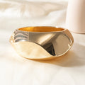 Exaggerated Wide Open Alloy Bracelet - Gold - electronic accessories