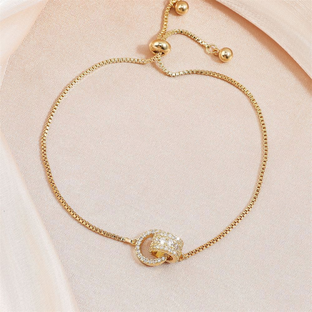 Double Ring Micro Necklace Simple Women's Fashion - Norellé