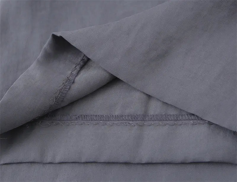 With Belt Paper Bag Type Draping Casual Trousers