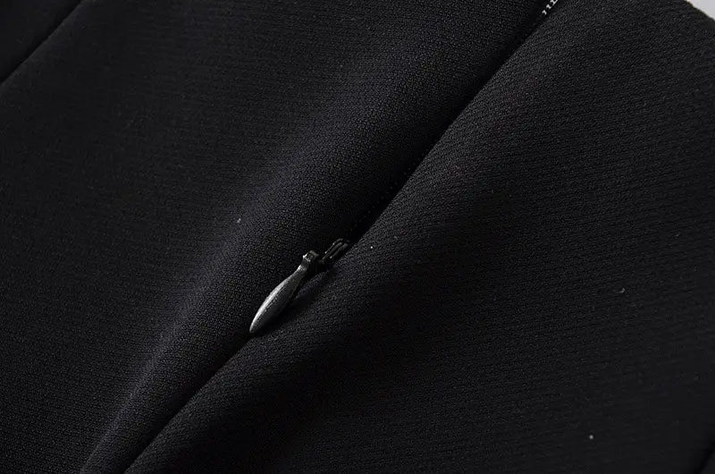 Black High Waist Casual Suit Pants Women’s Loose Feeling