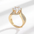 Super Flash Eight Hearts And Eight Arrows Zircon Ring - Norellé