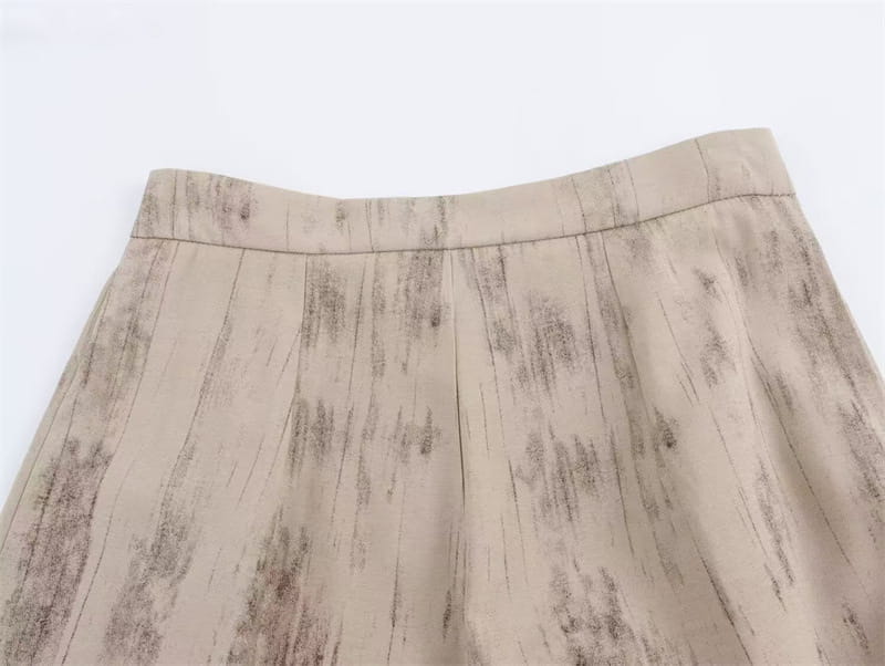 V-neck Buttons Decorative Lace-up Sleeveless Waistcoat Vest Wide-leg Casual Pants Suit