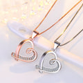 Women's Heart Necklace Hollow Clavicle Chain - Norellé