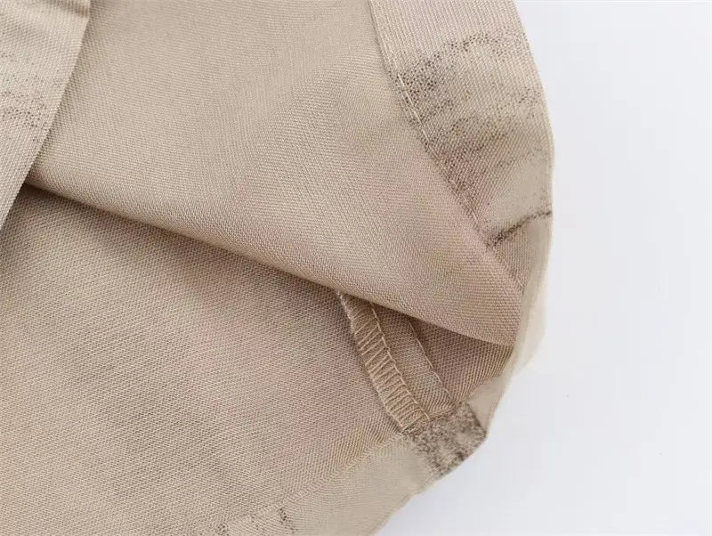 V-neck Buttons Decorative Lace-up Sleeveless Waistcoat Vest Wide-leg Casual Pants Suit