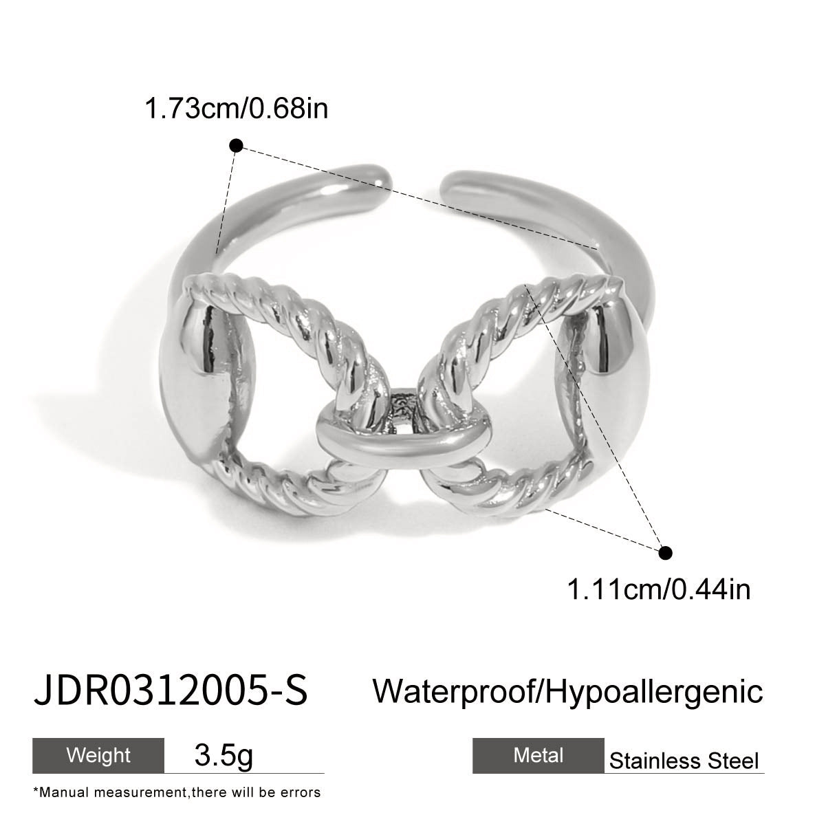 Steel Ring Titanium Steel No Fading - Norellé