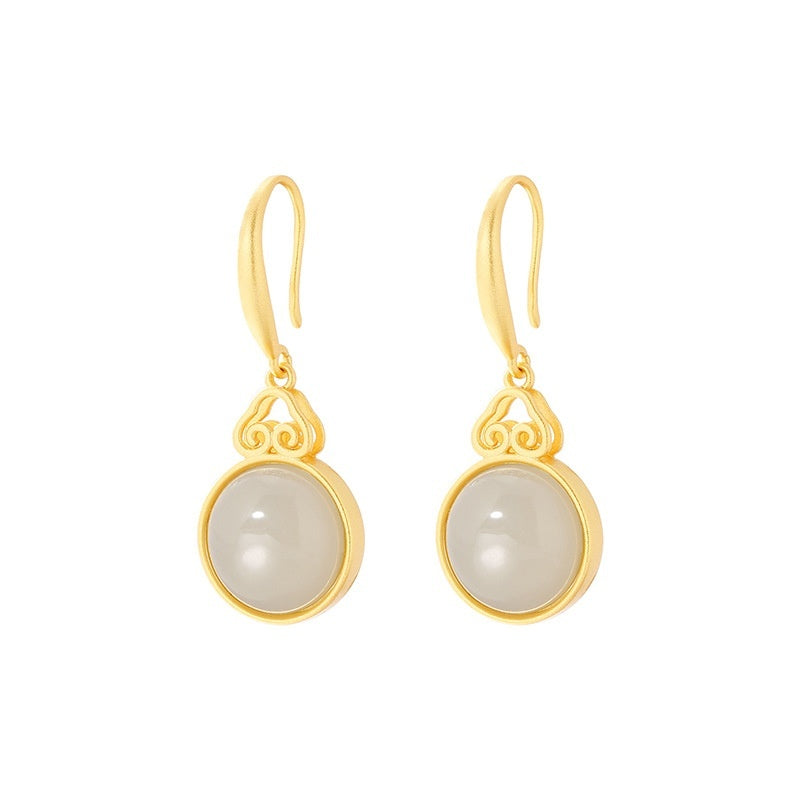 Ancient French Style Earrings New Chinese Style Hanfu Retro - Norellé