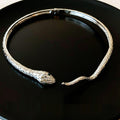 Cold Wind Diamond Snake Necklace Ornament - Norellé