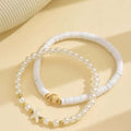 Five-pointed Star Pearl Twin Anklet - Norellé