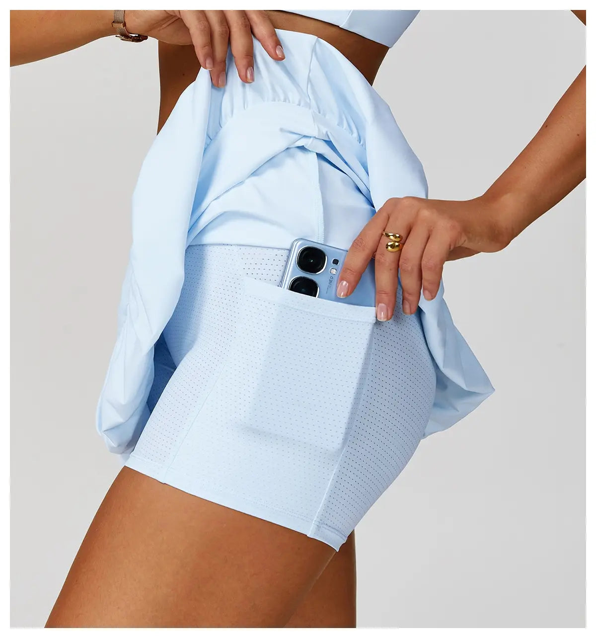 Two-piece Skirts Quick-drying Breathable Safety Tennis Skirt