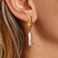 Stainless Steel Pearl Earrings High-grade Earrings - Norellé