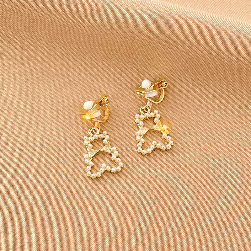 High-grade Pearl Vintage Tassel Earrings - Norellé