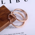 Eye-catching Accessories Fashion Simple Glossy Big Circle Earrings - Norellé